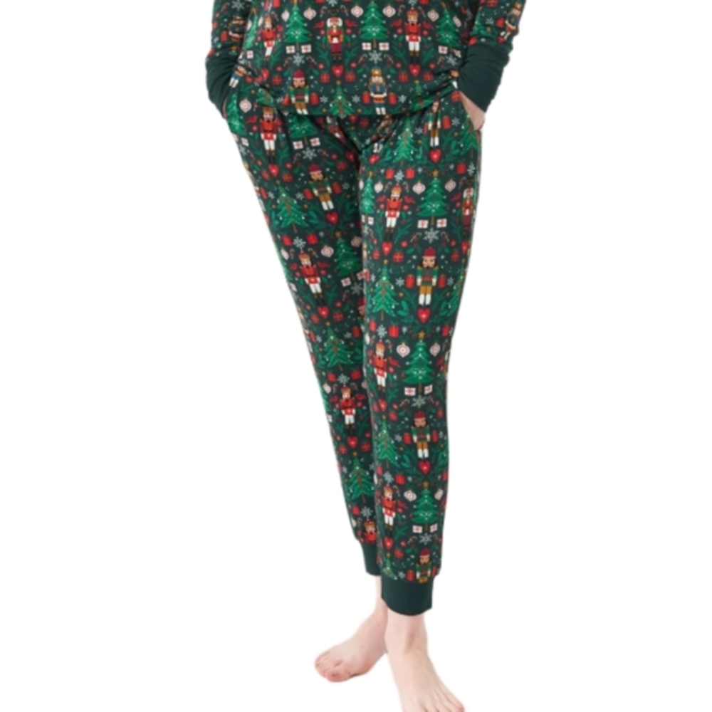 Little Sleepies Night at the Nutcracker Women's Pajama‎ Pants Joggers Size XXL